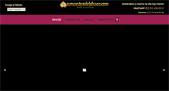 Desktop Screenshot of amantesdeldeseo.com